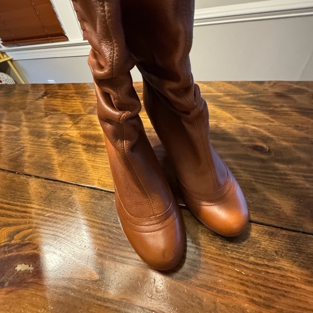 STEVE MADDEN LEGION Boots COGNAC BROWN SIZE 9 - Picture 11 of 14